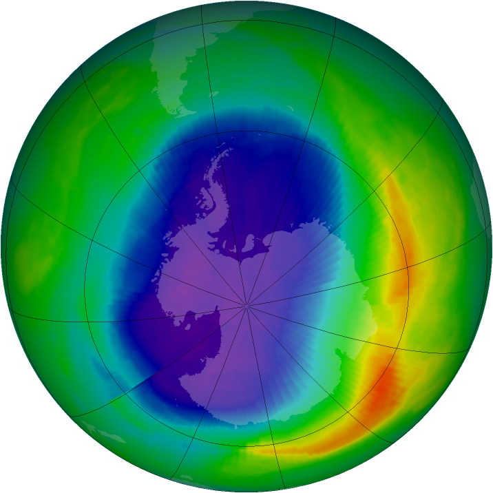 Ozone Map 1991-10-11